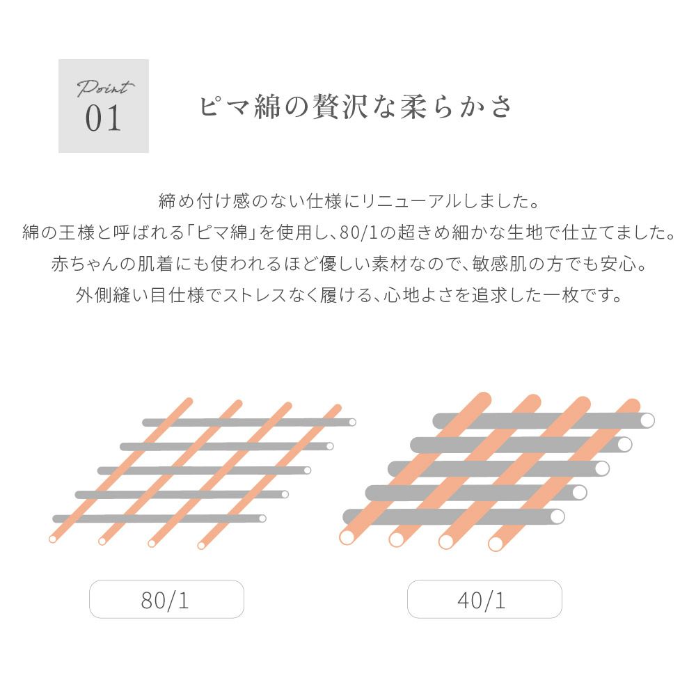 ピマコットン ガーゼレギンス 綿100%  レディース タイツ 10分丈 オールシーズン
