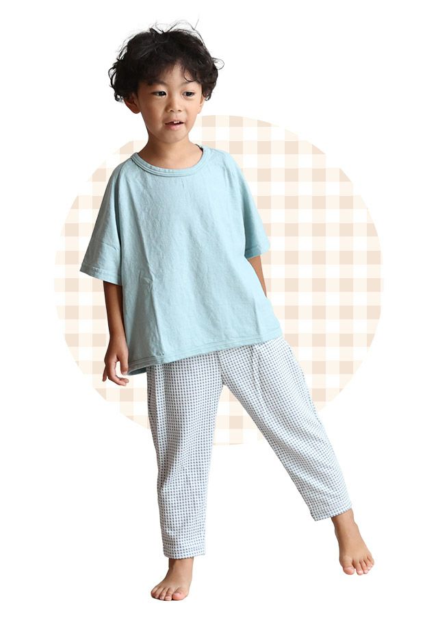 肌着屋さんが作った9分丈こどもパンツ