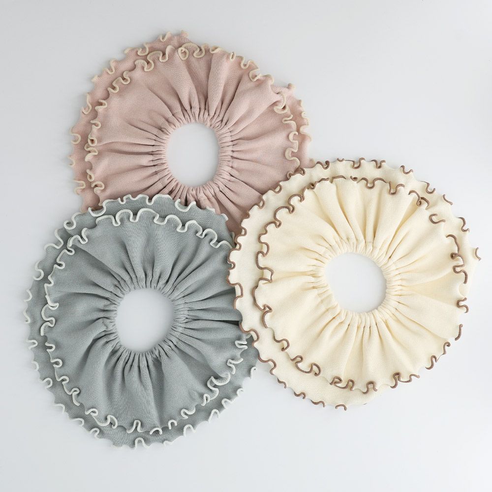 2枚セット フリルカラー スタイ エイトロック 女の子 男の子 日本製